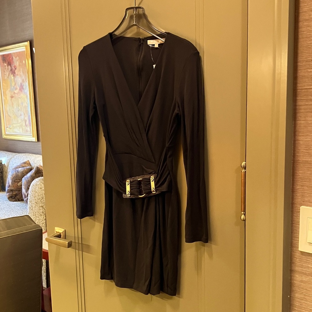 Michael Kors Elegant chocolate brown dress